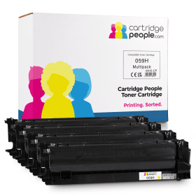Canon 059H Black and Colour High Capacity 4 Toner Cartridge Multipack