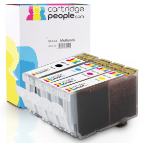 Own Brand Canon BCI 3e Multipack 4 Ink Cartridges Cartridge People 4072 CP