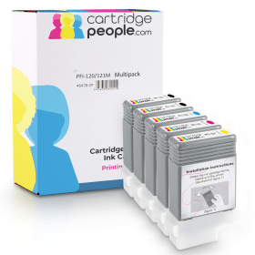 Canon PFI-120 / 121M Multipack - Full Set of 5 Ink Cartridges