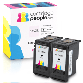 Own Brand Canon PG 540XL Black High Capacity Ink Cartridge Twin Pack Cartridge People 44032 CP