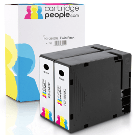 Own Brand Canon PGI 2500XLBK Black High Capacity Ink Cartridge Twin Pack 9254B011 Cartridge People 41732 CP