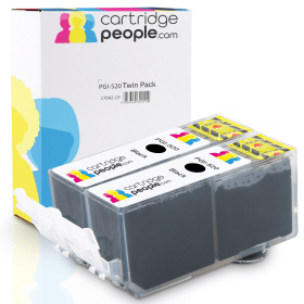 Own Brand Canon PGI 520BK Black Ink Cartridge Twin Pack 2932B012 Cartridge People 17042 CP