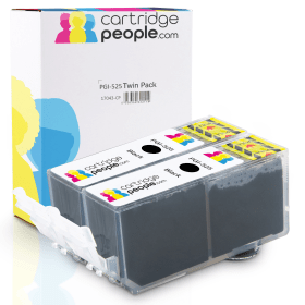 Own Brand Canon PGI 525PGBK Black Ink Cartridge Twin Pack 4529B006 Cartridge People 17043 CP