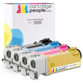 Own Brand Dell 593 102 High Capacity Multipack Full Set of 4 Toner Cartridges Cartridge People 3168 CP