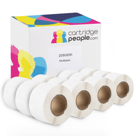 Own Brand Dymo 2093091 White Address Label Roll 28mm x 89mm 12 x 130 Labels Cartridge People 43755 CP