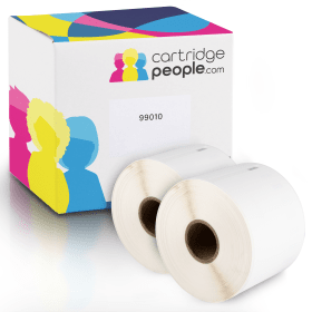 Own Brand Dymo 99010 S0722370 White Address Label Roll 89mm x 28mm 2 x 130 Labels Cartridge People 18481 CP
