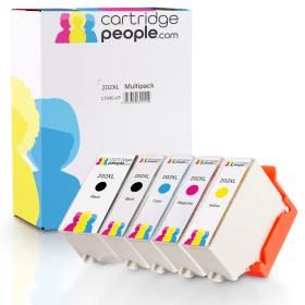 Own Brand Epson 202XL High Capacity Multipack Full Set of 5 Ink Cartridges Kiwi Cartridge People 17940 CP