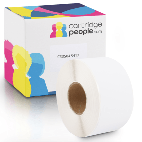 Own Brand Epson C33S045417 Premium Matte White Continuous Label Roll 51mm x 35m Cartridge People 43999 CP