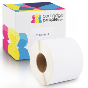 Own Brand Epson C33S045418 Premium Matte White Continuous Label Roll 76mm x 35m Cartridge People 43998 CP