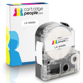 Own Brand Epson LK 6WBN C53S656006 Black on White Label Tape 24mm x 9m Cartridge People 43976 CP