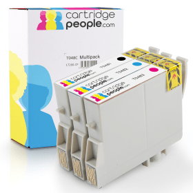 Own Brand Epson T048C Multipack 3 Ink Cartridges Seahorse Cartridge People 17266 CP