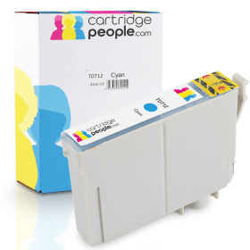 Own Brand Epson T0712 Cyan Ink Cartridge Cheetah Cartridge People 4510 CP
