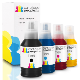 Own Brand Epson T49N Multipack Full Set of 4 Ink Bottles Cartridge People 44500 CP