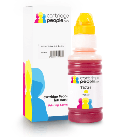 Own Brand Epson T6734 Yellow Ink Bottle C13T67344A Cartridge People 42838 CP