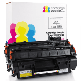 Own Brand HP 05A Black Toner Cartridge Twin Pack CE505D Cartridge People 3056 CP