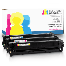Own Brand HP 125A Multipack Colour Set of 3 Toner Cartridges CF373AM Cartridge People 18108 CP