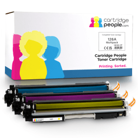 Own Brand HP 126A Multipack Colour Set of 3 Toner Cartridges CF341A Cartridge People 18109 CP