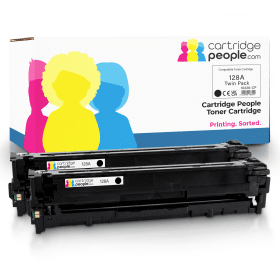 Own Brand HP 128A Black Toner Cartridge Twin Pack CE320AD Cartridge People 10226 CP