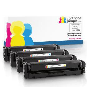 HP 203A Multipack - Full Set of 4 Toner Cartridges (Original)