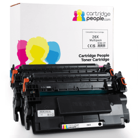 Own Brand HP 26X Black High Capacity Toner Cartridge Twin Pack CF226XD Cartridge People 18106 CP