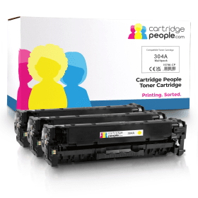 Own Brand HP 304A Multipack Colour Set of 3 Toner Cartridges CF372AM Cartridge People 15796 CP