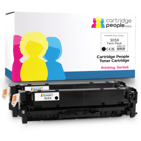 Own Brand HP 305X Black High Capacity Toner Cartridge Twin Pack CE410XD Cartridge People 15897 CP