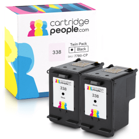 Own Brand HP 338 Black Ink Cartridge Twin Pack Cartridge People 7780 CP