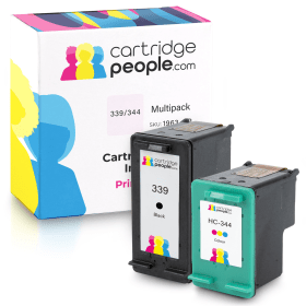 Own Brand HP 339 344 High Capacity Multipack Full Set of 2 Ink Cartridges Cartridge People 1963 CP