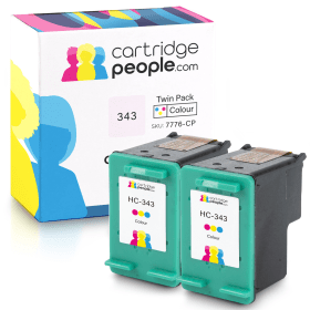 HP inktcartridge 343 cyaan, magenta, geel C8766EE