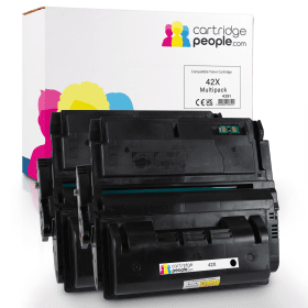 Own Brand HP 42X High Capacity Black Toner Cartridge Twin Pack Q5942XD Cartridge People 4391 CP