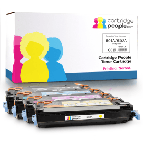 Own Brand HP 501A 502A Multipack Full Set of 4 Toner Cartridges Cartridge People 6161 CP