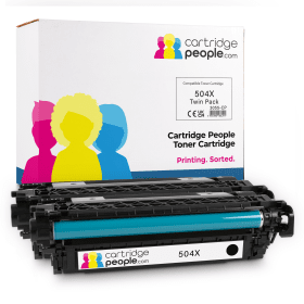 Own Brand HP 504X Black High Capacity Toner Cartridge Twin Pack CE250XD Cartridge People 3055 CP