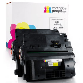 Own Brand HP 64X Black High Capacity Toner Cartridge Twin Pack CC364XD Cartridge People 3059 CP