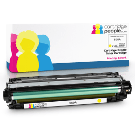 HP 650A Yellow Toner Cartridge (Original) - CE272A | Official HP