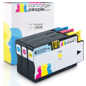 Own Brand HP 711 Multipack Colour Set of 3 Ink Cartridges Cartridge People 27493 CP