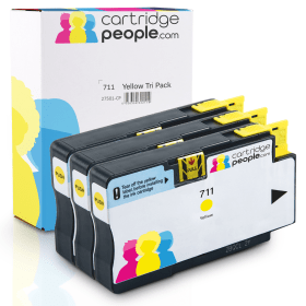 Own Brand HP 711 Yellow Ink Cartridge Tripack CZ136A Cartridge People 27501 CP