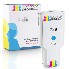 Own Brand HP 738 Cyan High Capacity Ink Cartridge 676M6A Cartridge People 45447 CP