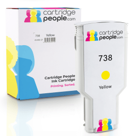 Own Brand HP 738 Yellow High Capacity Ink Cartridge 676M8A Cartridge People 45449 CP