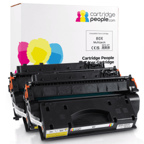 Own Brand HP 80X Black High Capacity Toner Cartridge Twin Pack CF280XD Cartridge People 3572 CP