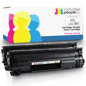 Own Brand HP 83A Black Toner Cartridge Twin Pack CF283AD Cartridge People 18443 CP