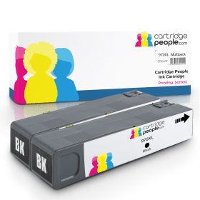Own Brand HP 970XL Black High Capacity Ink Cartridge Twin Pack Cartridge People 5731 CP