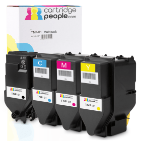 Own Brand Konica Minolta TNP 81 Multipack Full Set of 4 Toner Cartridges Cartridge People 44181 CP