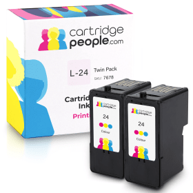 Own Brand Lexmark 24 Colour Ink Cartridge Twin Pack Cartridge People 7678 CP