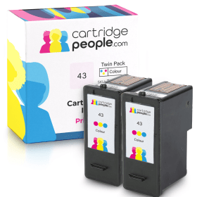 Own Brand Lexmark 43 Colour Ink Cartridge Twin Pack Cartridge People 7687 CP