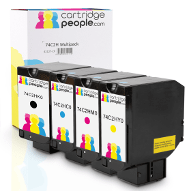 Own Brand Lexmark 74C2H High Capacity Multipack Full Set of 4 Toner Cartridges Cartridge People 42127 CP