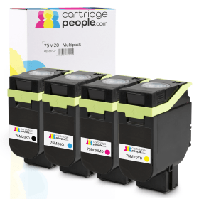 Own Brand Lexmark 75M20 Multipack Full Set of 4 Toner Cartridges Cartridge People 46555 CP