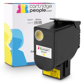 Own Brand Lexmark 802HY Yellow High Capacity Toner Cartridge 80C2HY0 Cartridge People 16664 CP