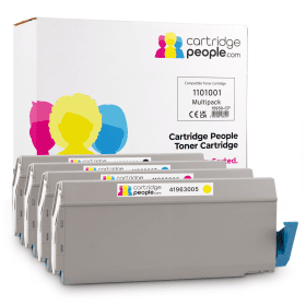Own Brand OKI 1101001 Multipack Full Set of 4 Toner Cartridges Cartridge People 15959 CP