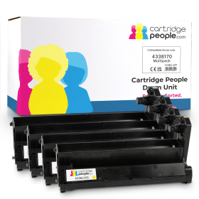 Own Brand OKI 4338170 Multipack Full Set of 4 Drum Units Cartridge People 15982 CP