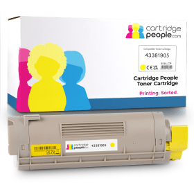 Own Brand OKI 43381905 Yellow Toner Cartridge Cartridge People 6136 CP